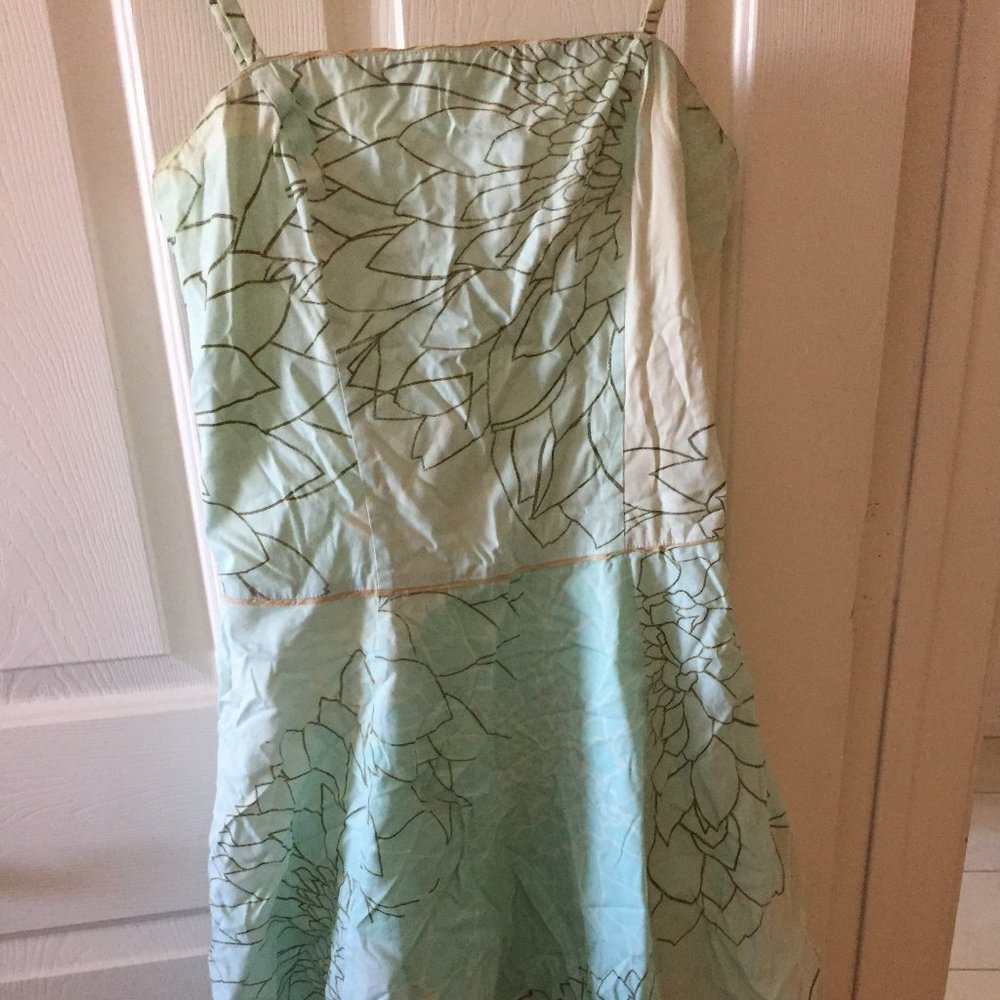 Anthropologie Elevenses Water Garden Dress 10